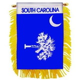 Eagle Emblems WF1541 Mini-Ban, Sta, S.Carolina (3