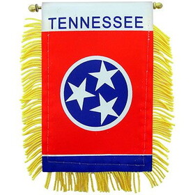 Eagle Emblems WF1543 Mini-Ban,Sta,Tennessee (3"X5")