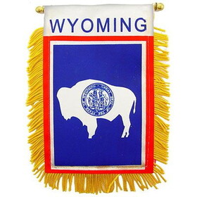 Eagle Emblems WF1551 Mini-Ban,Sta,Wyoming (3"X5")