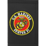 Eagle Emblems WL0014 Wallet-U.S.Marines Semper Fi Logo (3-1/2