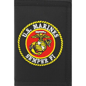 Eagle Emblems WL0014 Wallet-U.S.Marines Semper Fi Logo (3-1/2"X5")
