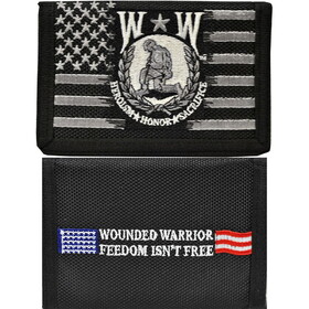 Eagle Emblems WL0246 Wallet-Wounded Warrior (3-1/2"X5")
