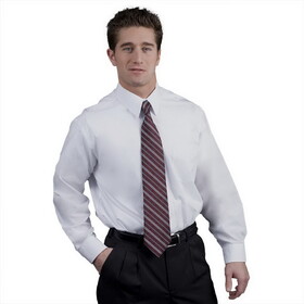 Custom Executive Apparel 1500 Men's Shirt Tailored Plain Collar Pinpoint Oxford Long Sleeve