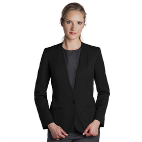 Custom Executive Apparel 2053 Women's EasyWear Collarless Cardigan Blazer(Regular)
