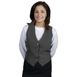 Executive Apparel 2100 Women's V-Neck Vest UltraLux