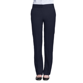Executive Apparel 2254 Women's Tailored Front  Pants EasyWear Straight Leg