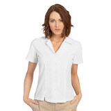 Executive Apparel 2426 Women's Oxford Style Short Sleeve Blouse