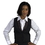 Custom Executive Apparel 8131 Women's Tuxedo Vest Gourmet Lined with Satin Collar
