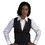 Executive Apparel 8131 Women's Tuxedo Vest Gourmet Lined with Satin Collar