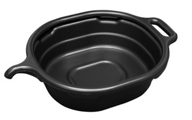 Lisle 17972 Black 4.5 Gallon Oval Drain Pan