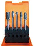 Astro Pneumatic Tool AO2185 5pc Long Double Cut Carbide Burr Set 4.5