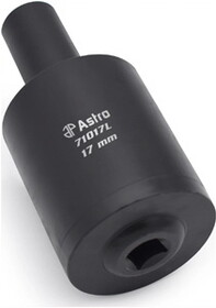 Astro Pneumatic Tool AO71017L 17mm 1/2" Drive Lug Nut&nbsp;Drum Socket