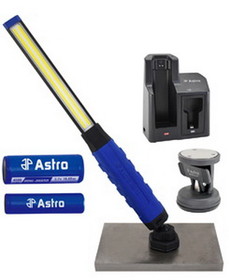 Astro Pneumatic Tool 80SLC 800 Lm Rechargeable Slim Light W/ Quick-Swap System &amp; Suction Cup Base