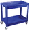 Astro Pneumatic Tool 8330 Heavy Duty Plastic 2 Shelf Utility Cart - Black Color, Price/EACH