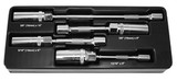 Astro Pneumatic Tool 94404 Magnetic Spark Plug Universal Extension Socket Set