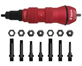Astro Pneumatic Tool ADN38 3/8" Capacity XL Rivet Nut Drill Adapter Kit