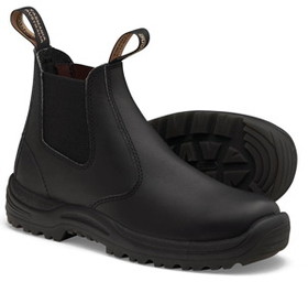 Blundstones 491-060 Black Size 7 Elastic Side Slip On Soft Kick Guard Toe Boots