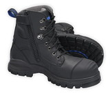 Blundstones 997-090 Black Side Zip Steel Toe Work Boots Size 10