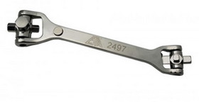 CTA 2497K 8-1 Drain Plug Wrench - Square & Hex Male