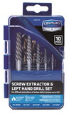 Century Drill & Tool 88710 10 Piece Screw Extractor And Drill Bit Set