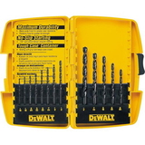 Dewalt DW1163 13-Pc. Black Oxide Drill Bit Set, 13 black oxide drill bits
