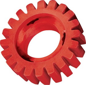 Dynabrade 92255 4" (102 mm) Dia. x 1-1/4" (32 mm) Wide RED-TRED Eraser Wheel