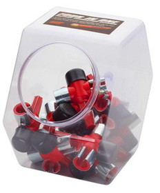 E-Z RED BK54112PCK 4-in-1 Battery Post Cleaner Jar of 12