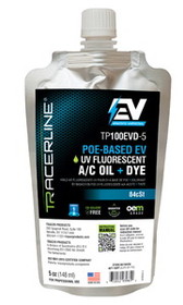 TRACER PRODUCTS TP100EVD-5 5 Oz EV Vehicle Dye Infused POE-Based AC Oil