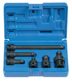 Grey Pneumatic GY1100 3/8" Drive 6 piece Adapter Extension Set
