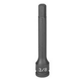 Grey Pneumatic GY19064M 3/8" Drive X 6Mm 4" Length Hex Driver