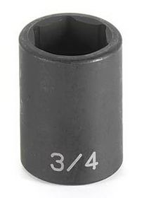 Grey Pneumatic GY2024R 1/2" Drive x 3/4" Standard Socket