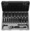Grey Pneumatic GY82222D 1/2" Drive 12 Point 22 Piece Fractional Deep Duo Socket Set, Price/EA