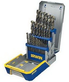 Hanson Irwin HA3018006B 29 Piece M2 Turbomax Drill Bit Set Reduced Shank