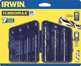 Irwin Industrial Tool HA3018012SM 7 Piece Turbomax Drill Bit Set