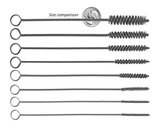 Innovative Products Of America 8087 Stainless Steel Micro Bore and Valve-Guide Brush Set