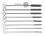 Innovative Products Of America 8087 Stainless Steel Micro Bore and Valve-Guide Brush Set, Price/EACH