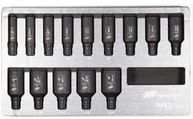 Ingersoll Rand IRDXSK2H14L 14 Piece DXS2 Drive SAE Deep&nbsp;Impact Socket Set