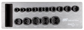 Ingersoll Rand IRDXSK2M15 15 Piece DXS2 Drive Metric&nbsp;Standard Impact Socket Set