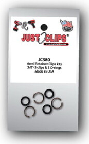 Just Clips JC380 3/8" Snap Ring Kit (3 Sets)