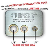 Just Clips JCCK Clipkey - Snap Ring Installation Tool
