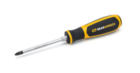 GearWrench 80045H #2 X 4" Dual Material Pozi Screwdriver