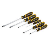 GearWrench 80050H 6 Piece Phillips/Slotted Dual Material Screwdriver Set