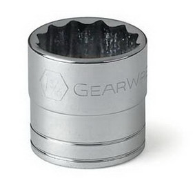 GearWrench KD80793 1-3/16" 12 Point Standard Length 1/2" Drive Socket