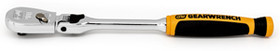 GearWrench 81016T 1/4" Drive 90 Tooth Cushion Grip Locking Flex Head