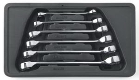 GearWrench KD81907 6 Piece SAE Flare Nut Wrench Set