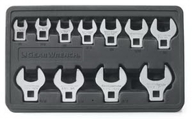 GearWrench KD81908 11 Piece SAE Crowfoot Wrench Set