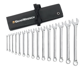 GearWrench KD81918 15 Pc. SAE Long Pattern Wrench Set (Non-Ratcheting)