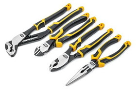 GearWrench 82203C-06 4 Pc Mixed Dual Material Plier Set