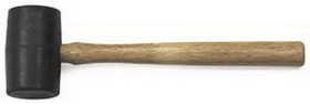 GearWrench KD82259 16oz Rubber Mallet -Wood Hickory Handle