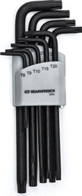 GearWrench 83522 9 Piece Torx Long Arm Hex Key Set